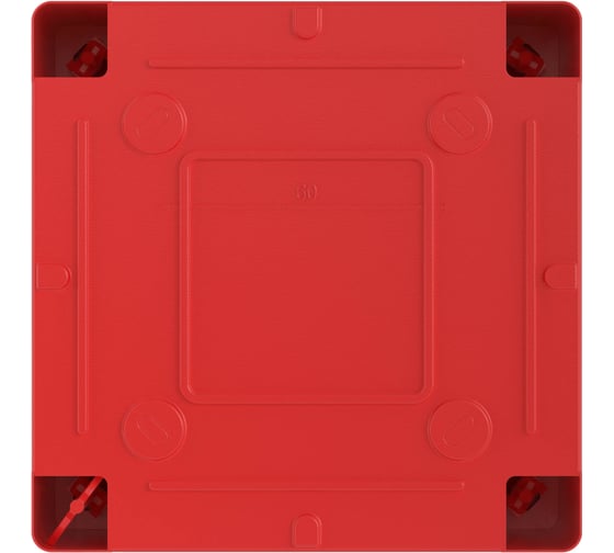 Распределительная коробка DKC гладкие стенки 100x100x50 IP56 красная 53811