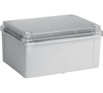 Ответвительная коробка DKC с гладкими стенками, прозрачная, IP56, 150x110x70мм 54020