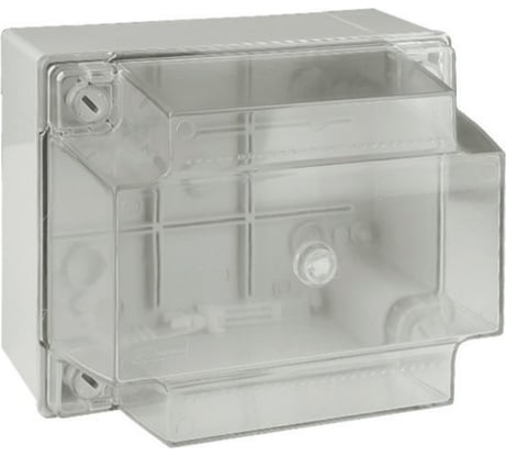Ответвительная коробка DKC с гладкими стенками, прозрачная, IP56, 300x220x180мм 54340