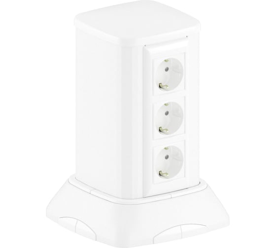 Миниколонна DKC алюминиевая, 0.25м, цвет белый 19522