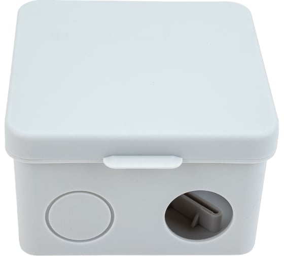 Распаечная коробка IEK КМ41238 80x80x50мм о/к ip54 7 вводов (7035) UKO31-080-080-050-K03-54