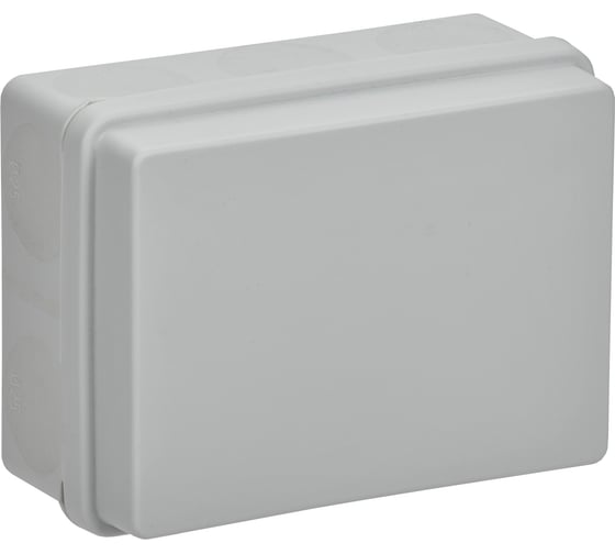 Распаячная коробка IEK км42441 о/п 150x110x70мм ip67 10вв. серая UKO21-150-110-070-K41-66