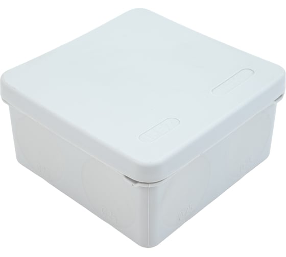 Распаячная коробка IEK км42455 о/п 100x100x50мм ip67 8 вв. серая UKO21-100-100-050-K41-66
