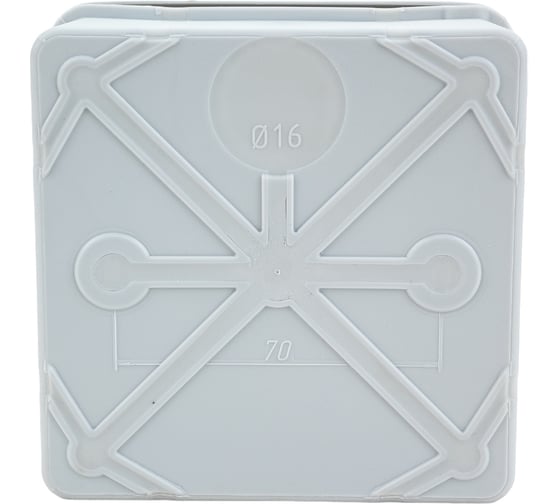 Распаячная коробка IEK км42455 о/п 100x100x50мм ip67 8 вв. серая UKO21-100-100-050-K41-66