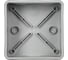 Распаячная коробка IEK км42455 о/п 100x100x50мм ip67 8 вв. серая UKO21-100-100-050-K41-66 4