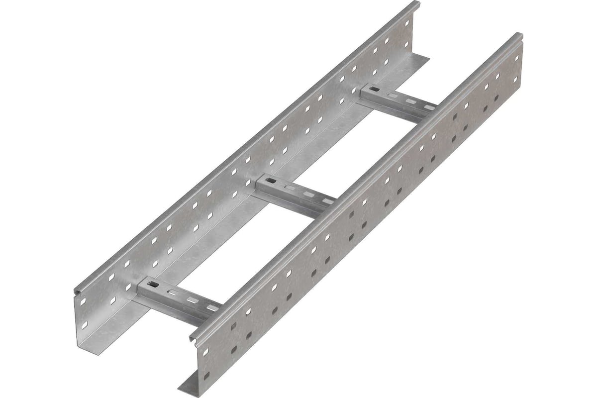 Лестничный лоток Система КМ 100x300x1,5 L3000 мм INOX304 N LL100-300-1. ...