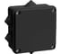 Распаячная коробка IEK км41234 100x100x50мм ip55 6 вв. черная UKO11-100-100-050-K02-55 1