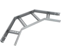 Лестничный горизонтальный угол Система КМ 90 гр. 50х400х1,5 мм "Быстрый монтаж" LO6930 LGLS90-50-400-1.5