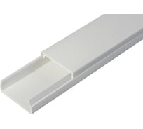 Кабель-канал, белый, 2-й замок, в п/э, 40х16, 56м/уп Промрукав 325206