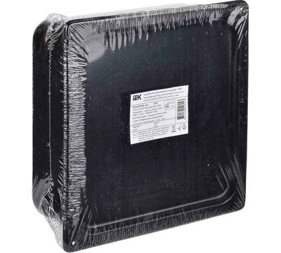 Протяжная металлическая коробка IEK у-996 200x200x80 ip31 UKO12-200-200-080-K02-31M