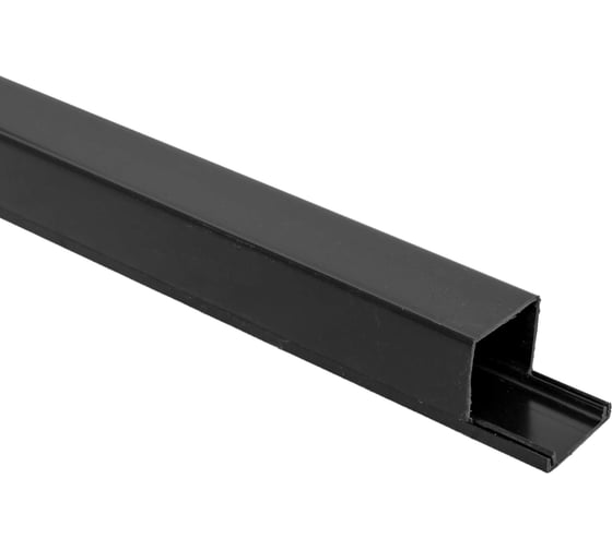 Кабельный канал EKF 25x25 32 м, черный, 16 штук по 2 метра kk-25-25b