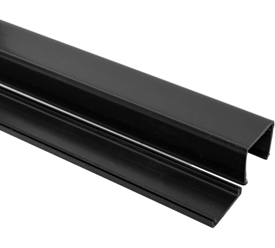 Кабельный канал EKF 25x25 32 м, черный, 16 штук по 2 метра kk-25-25b