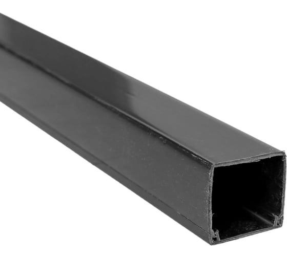 Кабельный канал EKF 25x25 32 м, черный, 16 штук по 2 метра kk-25-25b