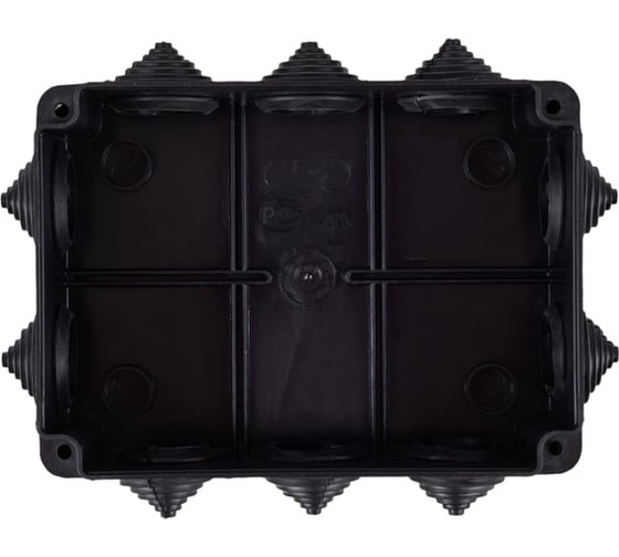 Распаячная коробка IEK км41242 150x110x70мм ip55 10 вв. черная UKO11-150-110-070-K02-55
