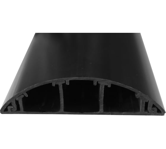 Напольный кабель-канал УРАЛ ПАК Стандарт черный 70x16 2м КК-7070016-042