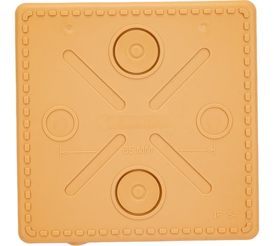 Распаячная коробка IEK км 100x100x50мм о/к ip54 8 вв. сосна UKO31-100-100-050-K34-54