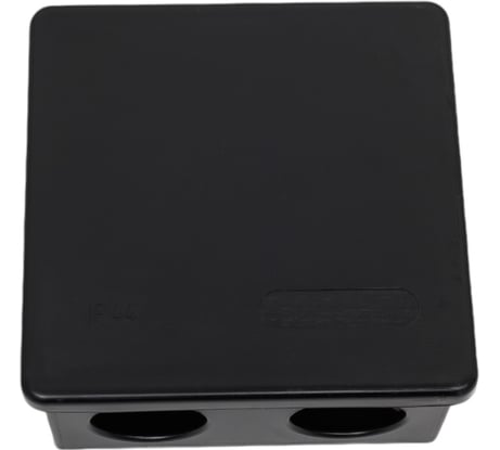 Распаячная коробка IEK км41235 85x85x40мм ip44 6 вв. черная UKO21-085-085-040-K02-44