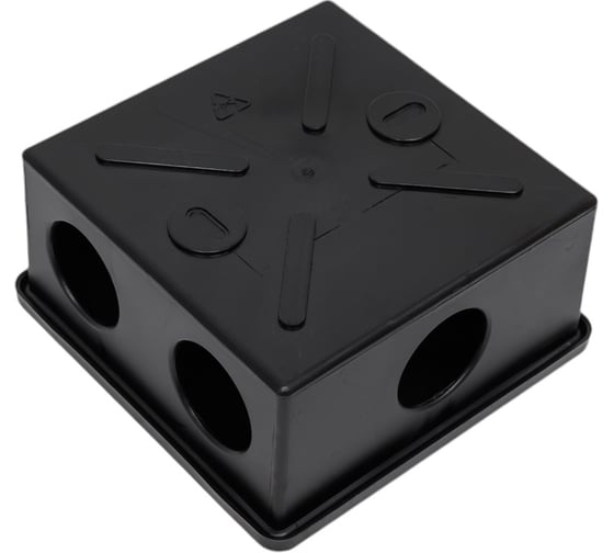 Распаячная коробка IEK км41235 85x85x40мм ip44 6 вв. черная UKO21-085-085-040-K02-44