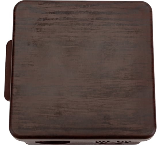 Распаячная коробка IEK км 80x80x50мм о/к ip54 7 вв. дуб UKO31-080-080-050-K24-54
