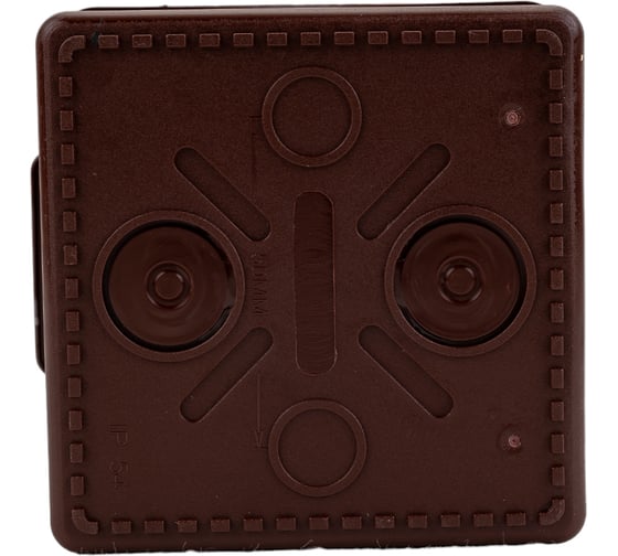 Распаячная коробка IEK км 80x80x50мм о/к ip54 7 вв. дуб UKO31-080-080-050-K24-54