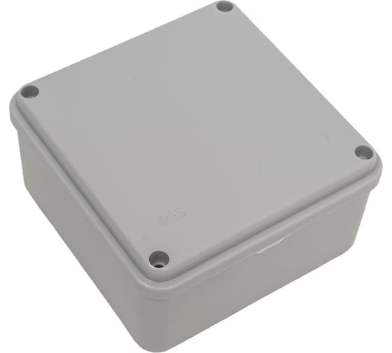 Распаечная коробка ЭРА KORvp приборная, подъездная, открытой установки, 100x100x50мм, на винтах Б0058942 - выгодная цена, отзывы, характеристики, фото - купить в Москве и РФ