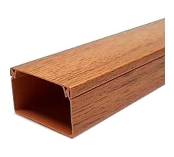 Кабельный канал ПВХ 25x25 орех 3D Dekelectro DEK16200144