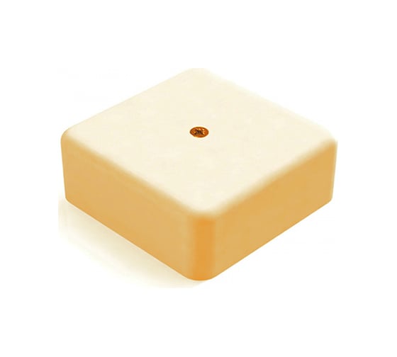 Распаячная коробка DIRECT ELECTRIC 75x75x20 монотонная сосна с винтом DEK16200204