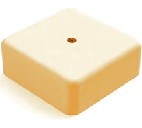 Распаячная коробка DIRECT ELECTRIC 100x100x30 монотонная сосна с винтом DE19722061