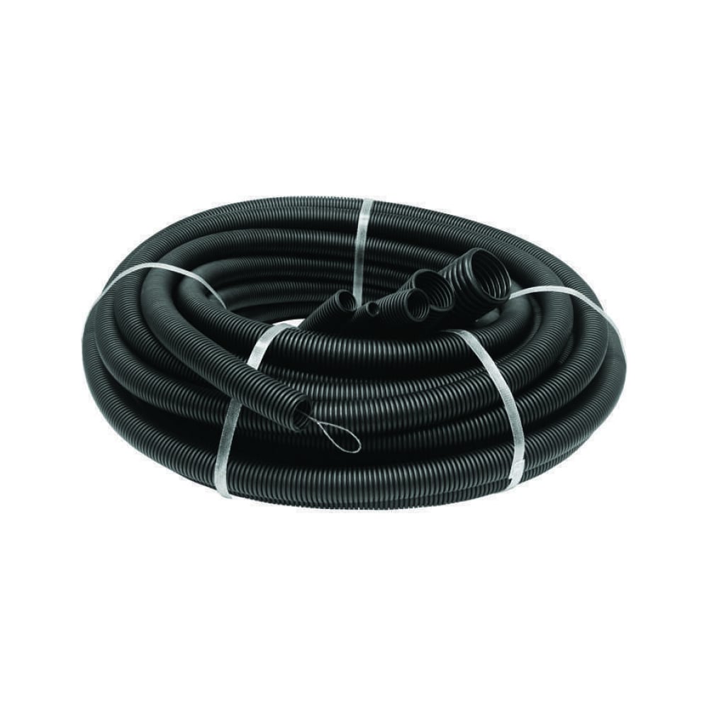 Гофрированная труба Рувинил 40 мм ПНД черная с зондом легкая 15 м 24001 ...