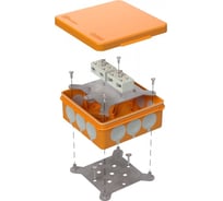Огнестойкая коробка Промрукав для о/п двухкомпонентная Е15-Е60 100x100x40 1шт 60-0303-FR6.0-4-4-Р