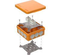 Огнестойкая коробка Промрукав для о/п двухкомпонентная Е15-Е120 100x100x40 1шт 60-0303-FR6.0-4