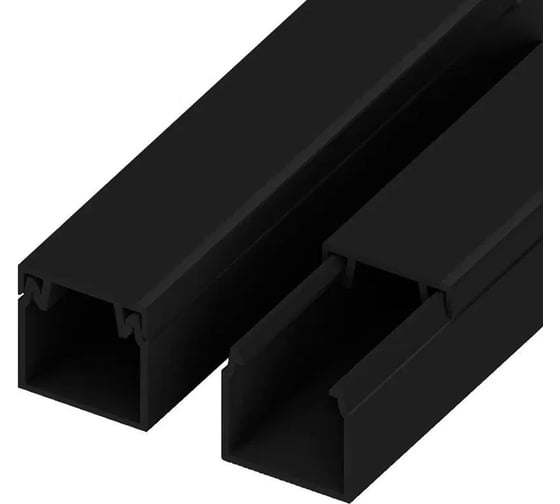Мини-канал Экопласт Mex16/16bl 16x16мм, 1шт=2м, черный 77002BL-2