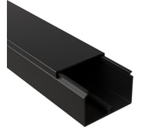 Короб Экопласт Insta60x40 короб 60x40мм, 1шт=2м, цвет черный 7600