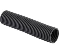Гофрированная труба Рувинил легкая d63мм с протяжкой безгалоген. трудногорючая (FRHF) черн. (уп.15м) 66301
