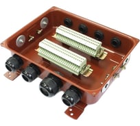 Коробка ГОФРОМАТИК Кзнс-32 с пластмассовыми сальниками zeta30357