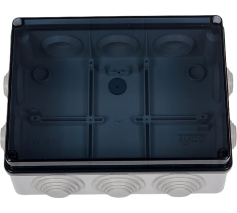 Распределительная коробка Рувинил Тусо для открытой проводки 200x140x75 мм прозрачная крышка 67055П