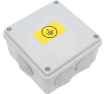 Распределительная коробка Рувинил Тусо для открытой проводки 100x100x50 мм уравнивания потенциалов 67050УП