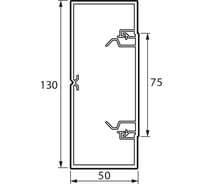 Кабель канал legrand 220х65 l2000 пластик leg 10459 97031