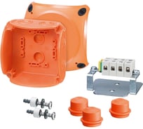 Клеммная коробка HENSEL 5 положений до 4 мм2 104x104x70мм IP65 пожаростойкая FK 0404 62000181