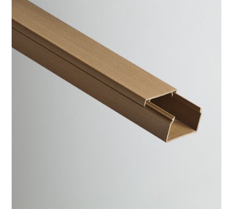 Кабель канал 60x40x2000 мм бук на светлой основе Рувинил РКК-60х40-38М