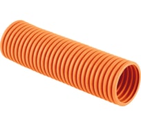 Гофрированная труба Рувинил 63 мм полипропилен оранжевая FRHF с зондом легкая уп 15 метров 46301НГ
