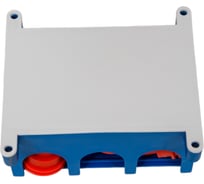 Распределительная коробка Рувинил Тусо 118x76 мм H60 мм для заливки в бетон с вводами 10134