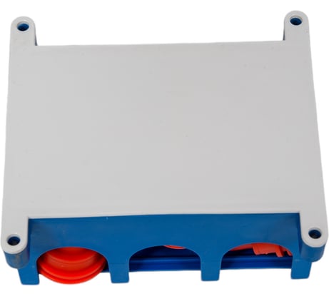 Распределительная коробка Рувинил Тусо 118x76 мм H60 мм для заливки в бетон с вводами 10134