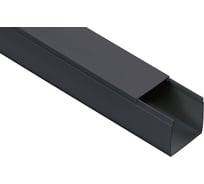 Кабель-канал IEK 60x60 "элекор" черный 2м EL-KK10-060-060-1-K02-C
