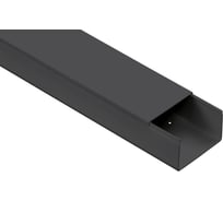 Кабель-канал IEK 100x60 "элекор" черный 2м EL-KK10-100-060-1-K02-C