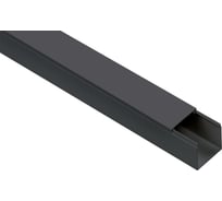 Кабель-канал IEK 40x40 "элекор" черный 2м EL-KK10-040-040-1-K02-C