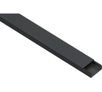 Кабель-канал IEK 40x16 "элекор" черный 2м EL-KK10-040-016-1-K02-C