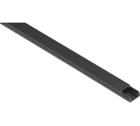 Кабель-канал IEK 20x10 "элекор" черный 2м EL-KK10-020-010-1-K02-C