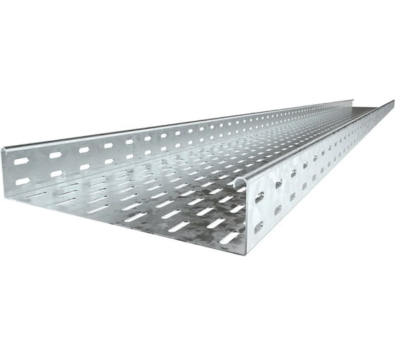 Листовой кабельный лоток OBO Bettermann SKS 630 FT, 60х300х3000 мм, S=1,5 мм, перфорированный, сталь, горячий цинк 6056679