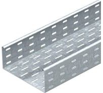 Листовой кабельный лоток OBO Bettermann SKS 810 FS, 85х100х3000 мм, S=1,5 мм, перфорированный, сталь, конвейерный цинк 6058108